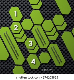 modern infographic, realistic design elements