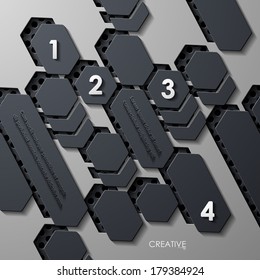 modern infographic, realistic design elements