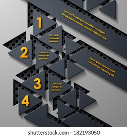 modern infographic, realistic design elements