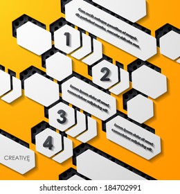 modern infographic, realistic design elements