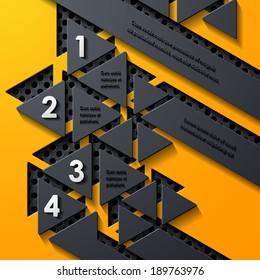 modern infographic, realistic design elements