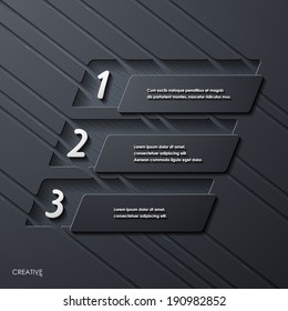 modern infographic, realistic design elements