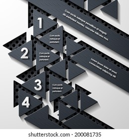 modern infographic, realistic design elements