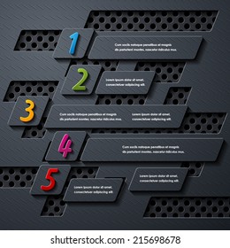 modern infographic, realistic design elements