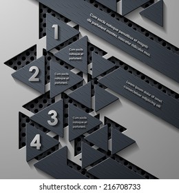 moderne Infografik, realistische Design-Elemente