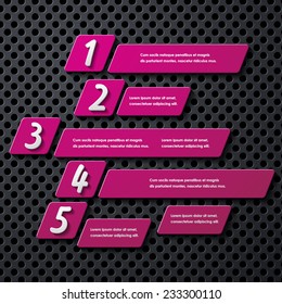 modern infographic, realistic design elements