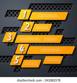 modern infographic, realistic design elements