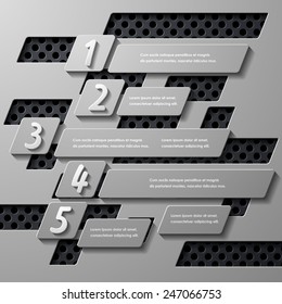 modern infographic, realistic design elements