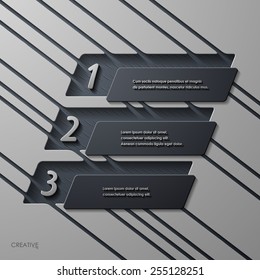 modern infographic, realistic design elements