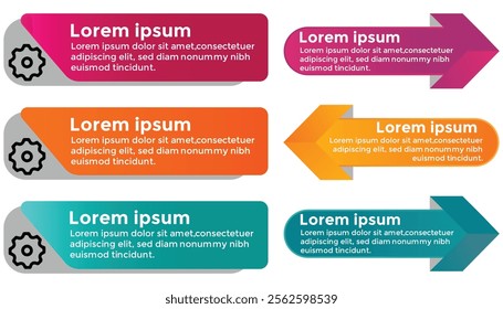 Modern Infographic slides presentation elements template. Business Process and step diagram. Data visualization timeline process infographic.