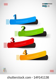 Modern infographic ( stickers) for you, eps 10