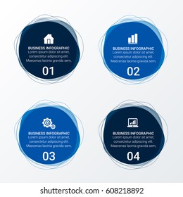 Modern Infographic Target Marketing Concept