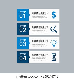 Modern Infographic Target Marketing Concept