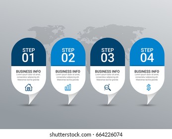 Modern Infographic Target Marketing Concept