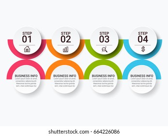 Modern Infographic Target Marketing Concept