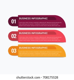 Modern Infographic Target Marketing Concept