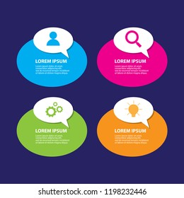 Modern infographic template