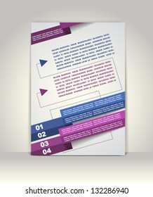 Modern infographic template