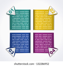 Modern infographic template