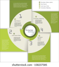 Modern infographic template