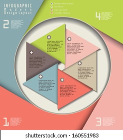 Modern infographic template
