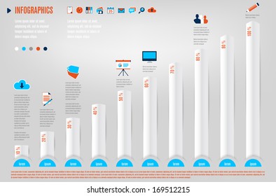 Modern infographic template