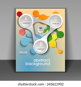 Modern infographic template