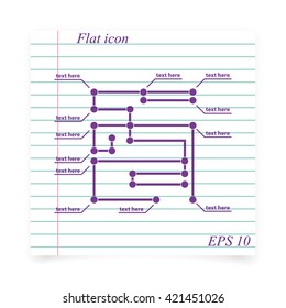 Modern infographic template.