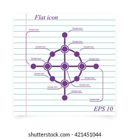 Modern infographic template.