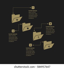 Modern infographic template