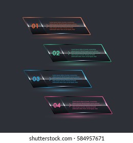 Modern infographic template