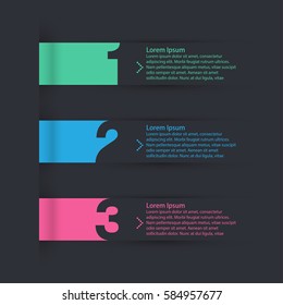 Modern infographic template