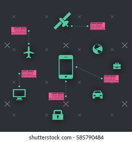 Modern infographic template
