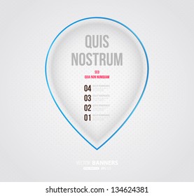 Modern infographic template for business design. Can be used for banners, cards, paper designs, website layouts, diagrams and presentations. Vector eps10 illustration.