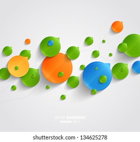 Modern infographic template for business design. Can be used for banners, cards, paper designs, website layouts, diagrams and presentations. Vector eps10 illustration.