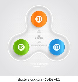 Modern infographic template for business design. Can be used for banners, cards, paper designs, website layouts, diagrams and presentations. Vector eps10 illustration.