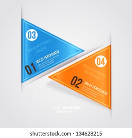 Modern infographic template for business design. Can be used for banners, cards, paper designs, website layouts, diagrams and presentations. Vector eps10 illustration.