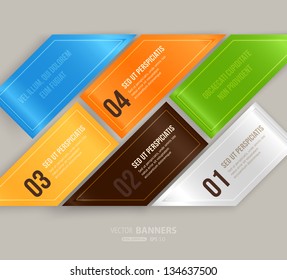 Modern infographic template for business design. Can be used for banners, cards, paper designs, website layouts, diagrams and presentations. Vector eps10 illustration.