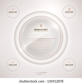 Modern infographic template for business design. Can be used for infographic posters, banners, cards, paper designs, website layouts and web designs, diagrams and presentations. eps10 vector.