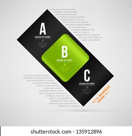 Modern infographic template for business design. Can be used for infographic posters, banners, cards, paper designs, website layouts and web designs, diagrams and presentations. eps10 vector.