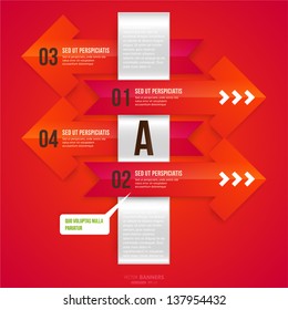 Modern infographic template for business design. Can be used for infographic posters, banners, cards, paper designs, website layouts and web designs, diagrams and presentations. eps10 vector.