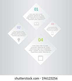 Modern infographic template. Can be used for banners, website templates and designs, infographic posters, brochures, ads, presentations, business, education designs.