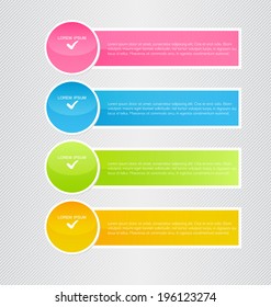 Modern infographic template. Can be used for banners, website templates and designs, infographic posters, brochures, ads, presentations, business, education designs.