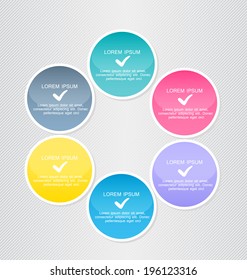 Modern infographic template. Can be used for banners, website templates and designs, infographic posters, brochures, ads, presentations, business, education designs.