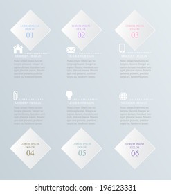 Modern infographic template. Can be used for banners, website templates and designs, infographic posters, brochures, ads, presentations, business, education designs. 