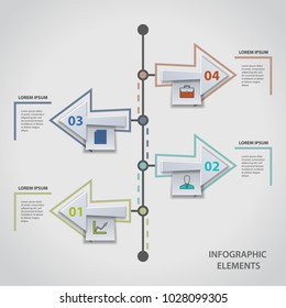 Modern infographic template. Vector illustration.
