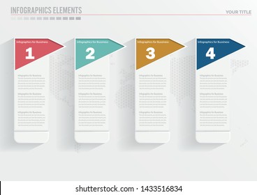 Modern Infographic template vector.Templates for Business Vector Illustration