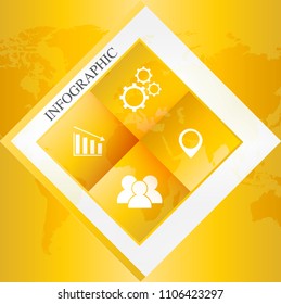 Modern infographic template.Business infographic design.