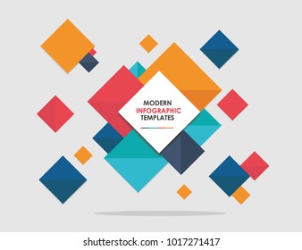 modern infographic templates. abstract background.  simple vector.