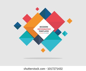 modern infographic templates. abstract background.  simple vector.